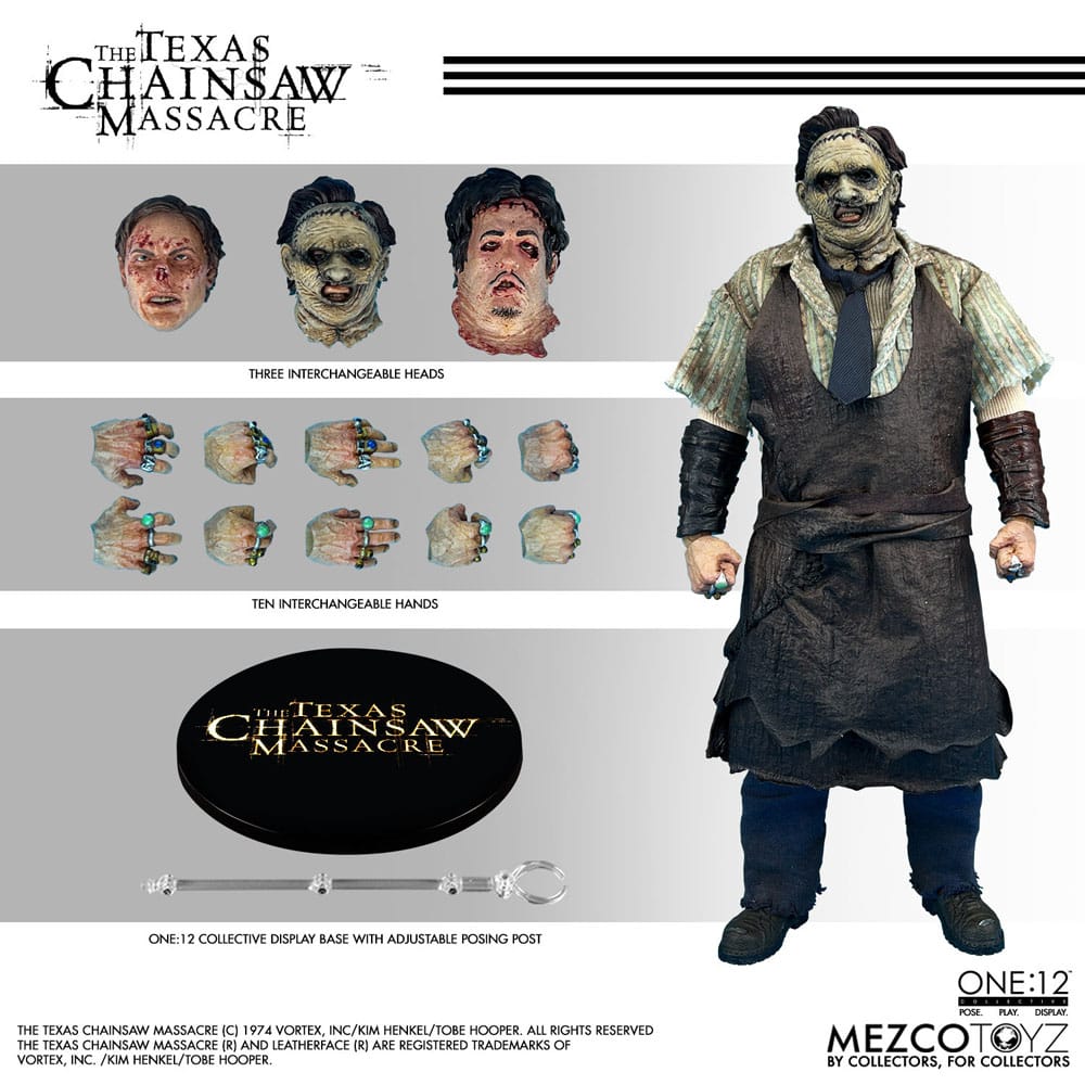 Texas Chainsaw Massacre (2003) Action figure 1/12 Leatherface 17 cm - Image 2