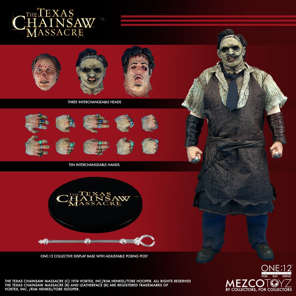 Texas Chainsaw Massacre (2003) Action figure 1/12 Leatherface 17 cm - Image 4