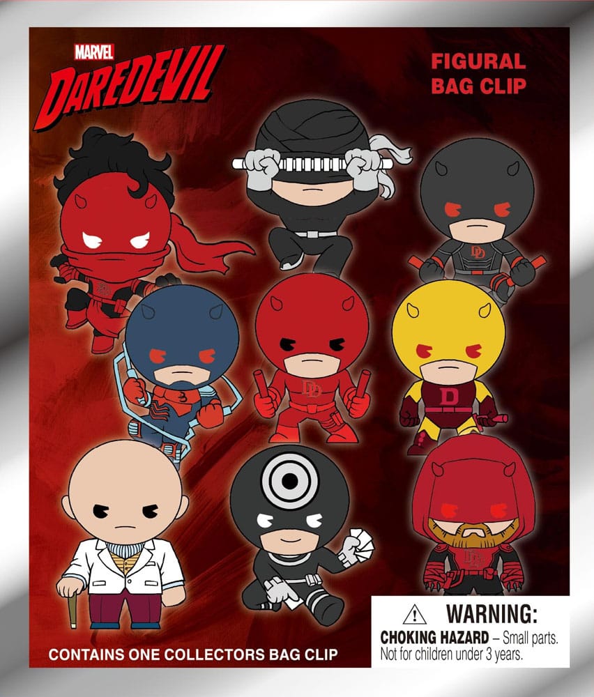 Daredevil 3D PVC Bag Clips Classic Display (24) - Image 2