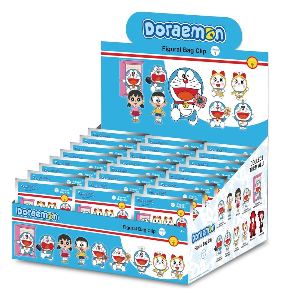 Doraemon 3D Foam Bag Clips Serie 1 Display (24)