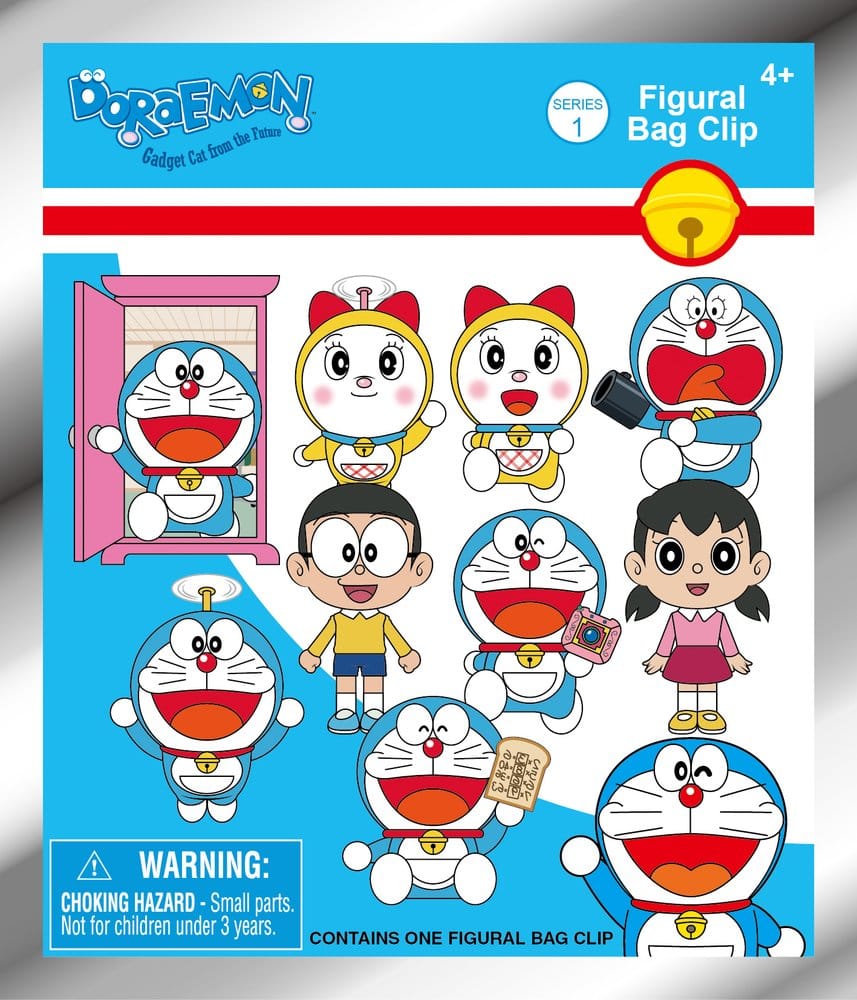 Doraemon 3D Foam Bag Clips Serie 1 Display (24) - Image 3