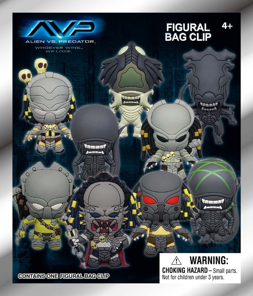Alien vs. Predator 3D PVC Bag Clips Display (24) - Image 2