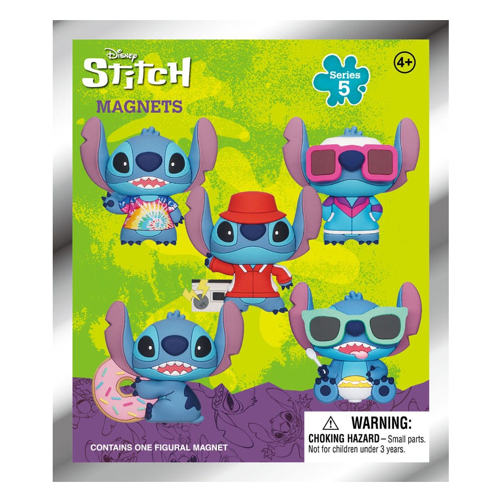 Lilo & Stitch 3D Magnets Stitch Series 5 Blind Pack Display (12) - Image 2