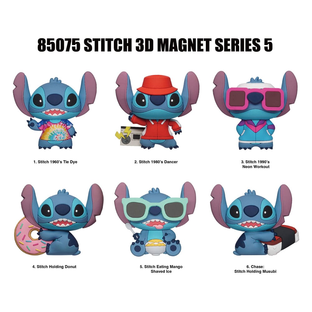 Lilo & Stitch 3D Magnets Stitch Series 5 Blind Pack Display (12) - Image 3