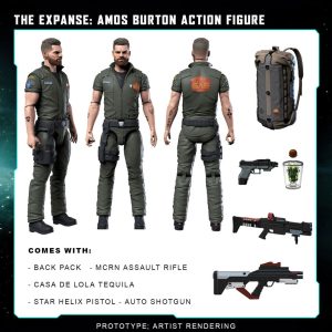 The Expanse Action Figure Amos Burton 20 cm