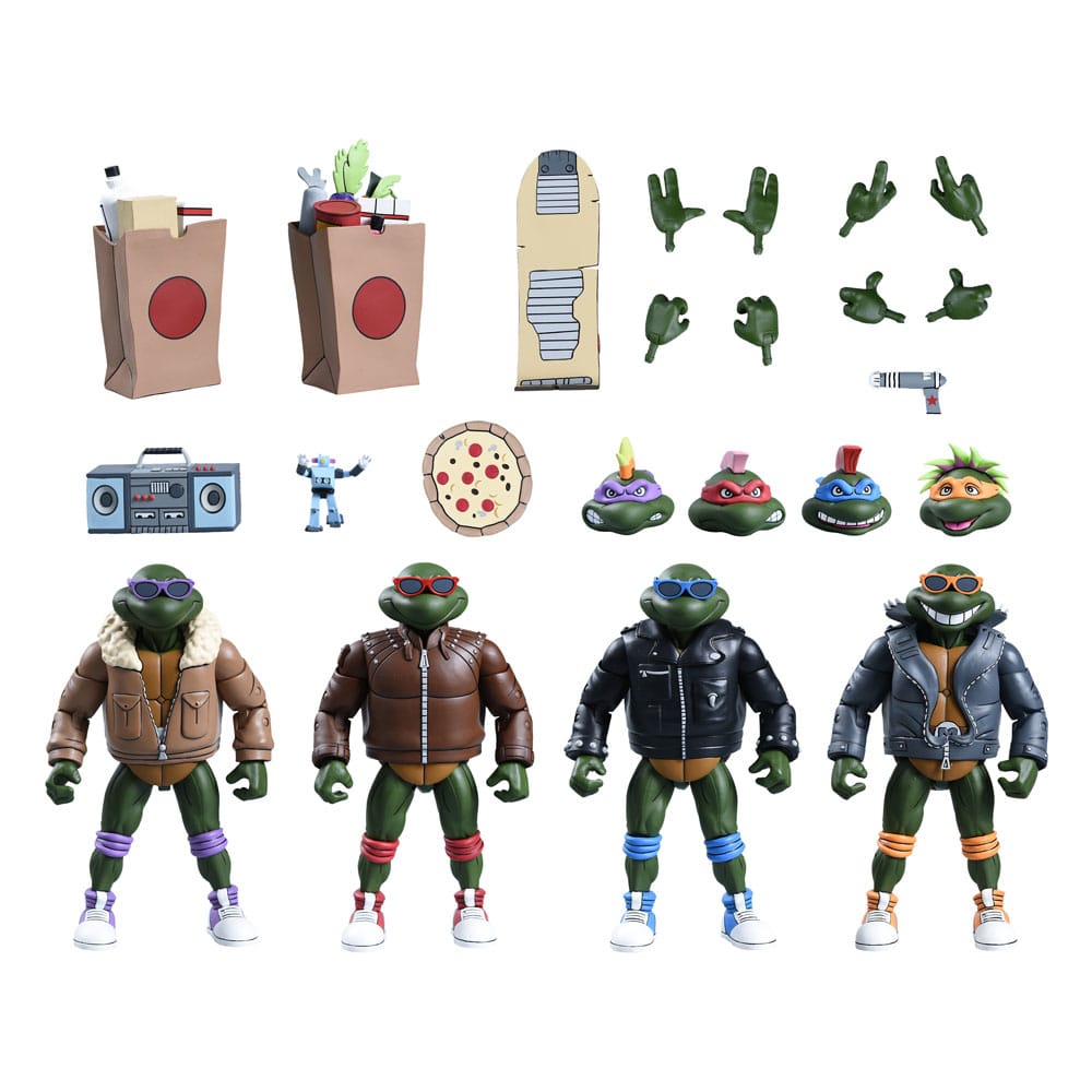 Teenage Mutant Ninja Turtles (Cartoon) Action Figures 4-Pack Punk Turtles 18 cm - Image 6
