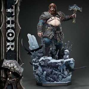 God of War: Ragnarök Real Elite Masterline Series Statue 1/3 Thor Deluxe Version 105 cm