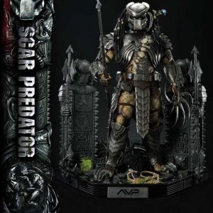The Alien vs. Predator Museum Masterline Series Statue 1/3 Scar Predator 93 cm