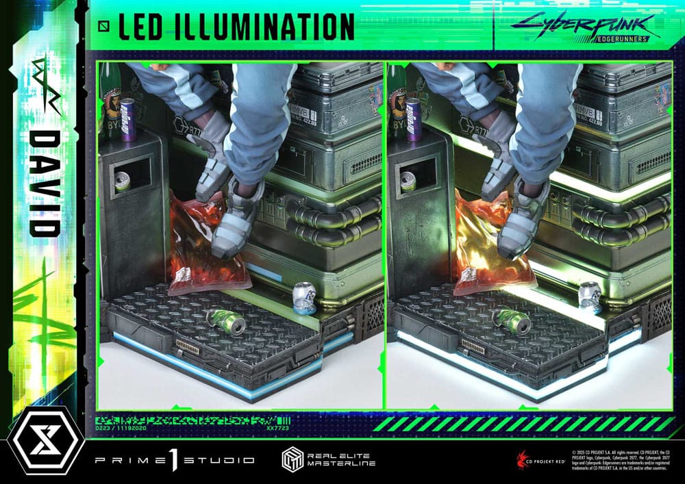 Cyberpunk: Edgerunners Real Elite Masterline Series Statue 1/4 David 58 cm - Image 7