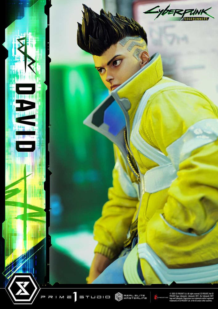 Cyberpunk: Edgerunners Real Elite Masterline Series Statue 1/4 David 58 cm - Image 23