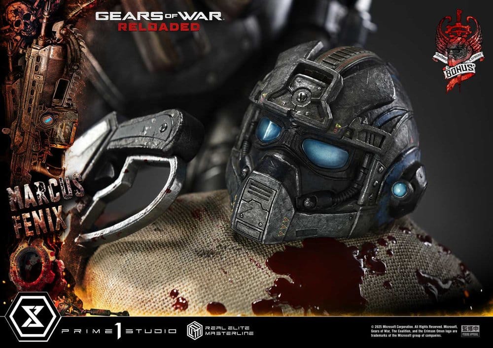 Gears of War: Reloaded Real Elite Masterline Series Statue 1/3 Marcus Fenix Ultimate Bonus Version 97 cm - Image 8