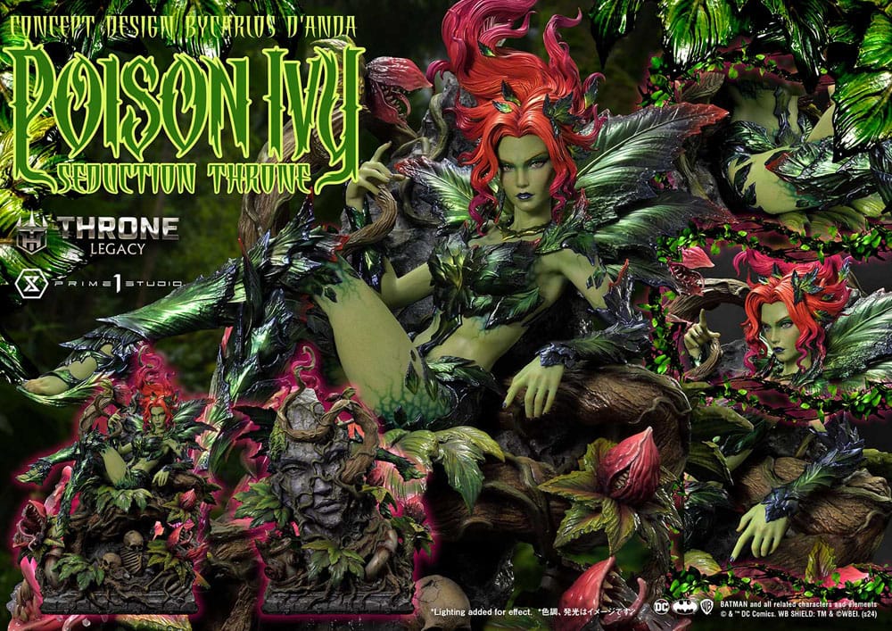 DC Comics Throne Legacy Collection Statue 1/4 Batman Poison Ivy Seduction Throne Deluxe Version 55 cm - Image 2
