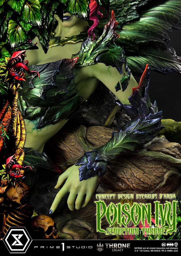 DC Comics Throne Legacy Collection Statue 1/4 Batman Poison Ivy Seduction Throne Deluxe Version 55 cm - Image 6