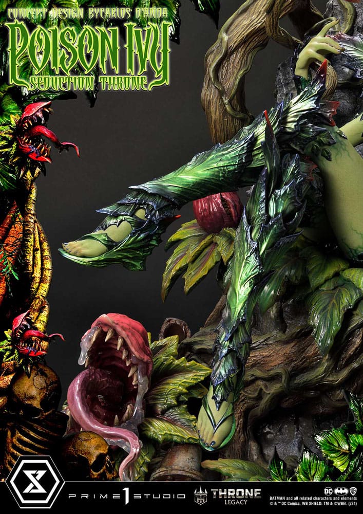 DC Comics Throne Legacy Collection Statue 1/4 Batman Poison Ivy Seduction Throne Deluxe Version 55 cm - Image 7