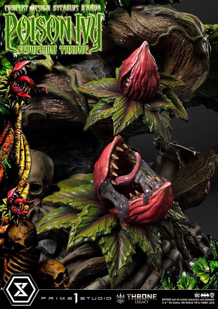 DC Comics Throne Legacy Collection Statue 1/4 Batman Poison Ivy Seduction Throne Deluxe Version 55 cm - Image 13