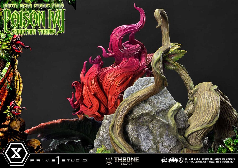 DC Comics Throne Legacy Collection Statue 1/4 Batman Poison Ivy Seduction Throne Deluxe Version 55 cm - Image 16