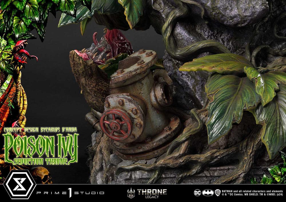 DC Comics Throne Legacy Collection Statue 1/4 Batman Poison Ivy Seduction Throne Deluxe Version 55 cm - Image 17