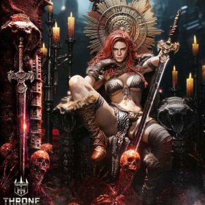 Red Sonja Throne Legacy Collection Statue Statue 1/3 Red Sonja: Long Live the Queen 77 cm