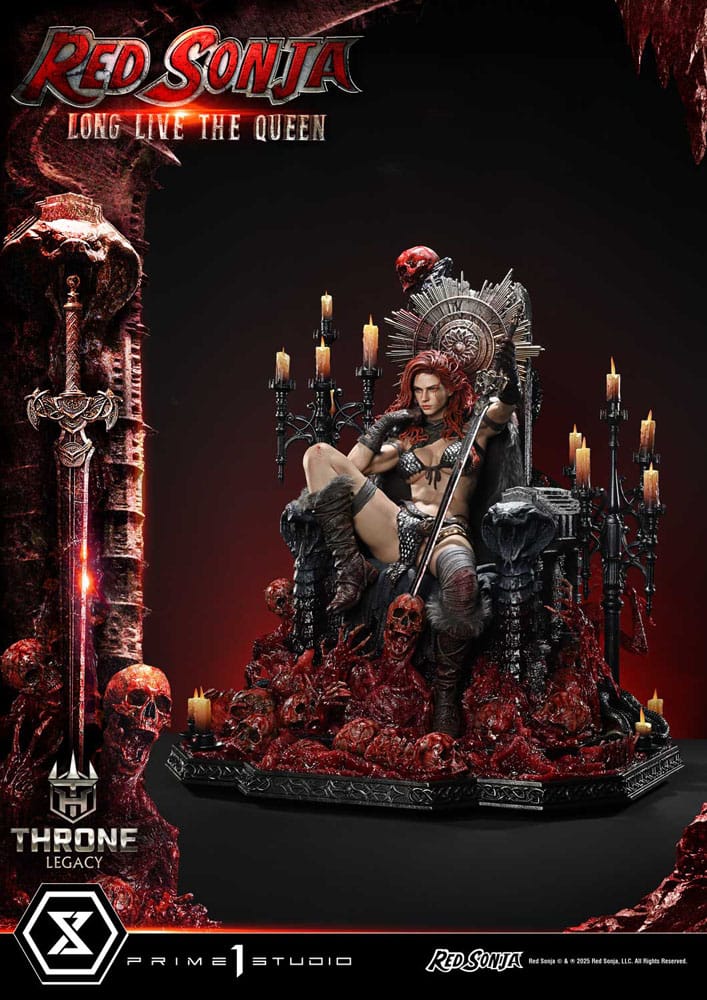 Red Sonja Throne Legacy Collection Statue Statue 1/3 Red Sonja: Long Live the Queen 77 cm - Image 7