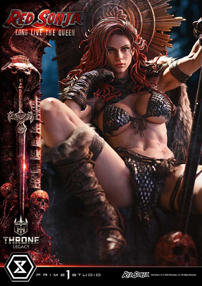 Red Sonja Throne Legacy Collection Statue Statue 1/3 Red Sonja: Long Live the Queen 77 cm - Image 10