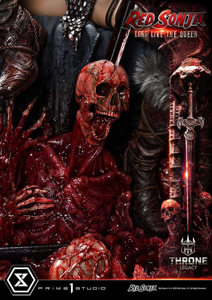 Red Sonja Throne Legacy Collection Statue Statue 1/3 Red Sonja: Long Live the Queen 77 cm - Image 16