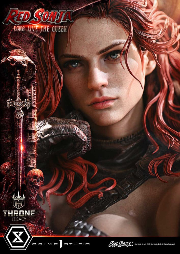 Red Sonja Throne Legacy Collection Statue Statue 1/3 Red Sonja: Long Live the Queen 77 cm - Image 17