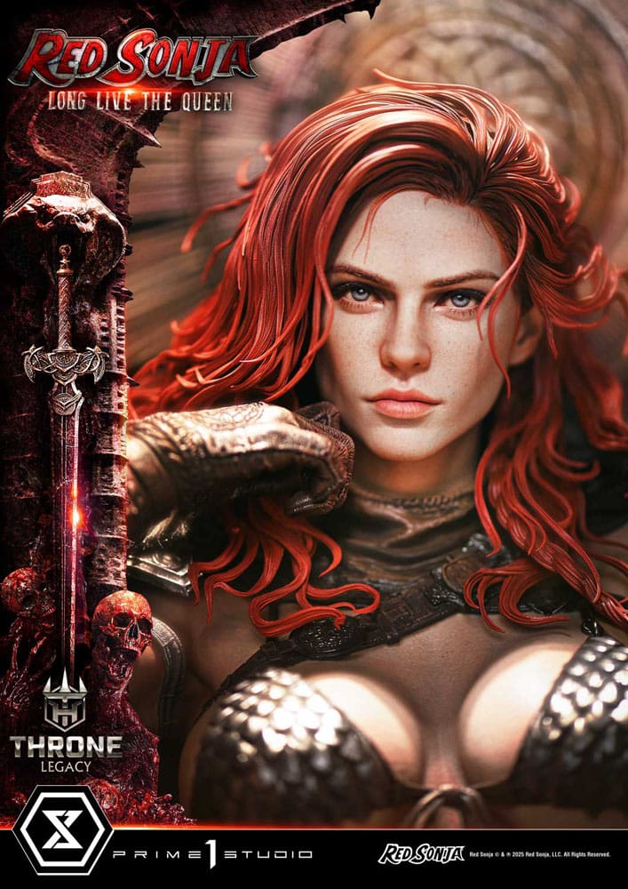 Red Sonja Throne Legacy Collection Statue Statue 1/3 Red Sonja: Long Live the Queen 77 cm - Image 19