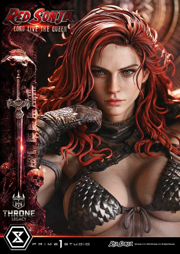 Red Sonja Throne Legacy Collection Statue Statue 1/3 Red Sonja: Long Live the Queen 77 cm - Image 20