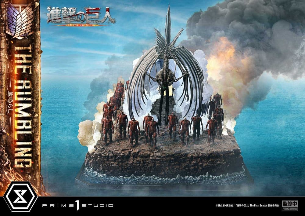 Attack on Titan West Ultimate Diorama Masterline Series Statue The Rumbling Bonus Version 64 cm - Image 13