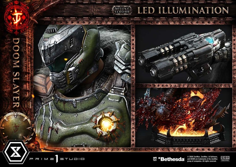 DOOM: The Dark Ages Ultimate Premium Masterline Series Statue 1/4 DOOM Slayer Deluxe Version 77 cm - Image 4