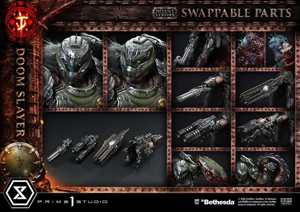 DOOM: The Dark Ages Ultimate Premium Masterline Series Statue 1/4 DOOM Slayer Deluxe Version 77 cm - Image 5