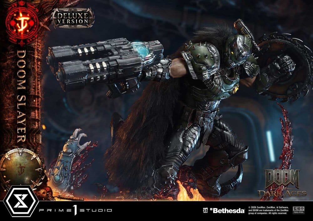 DOOM: The Dark Ages Ultimate Premium Masterline Series Statue 1/4 DOOM Slayer Deluxe Version 77 cm - Image 6