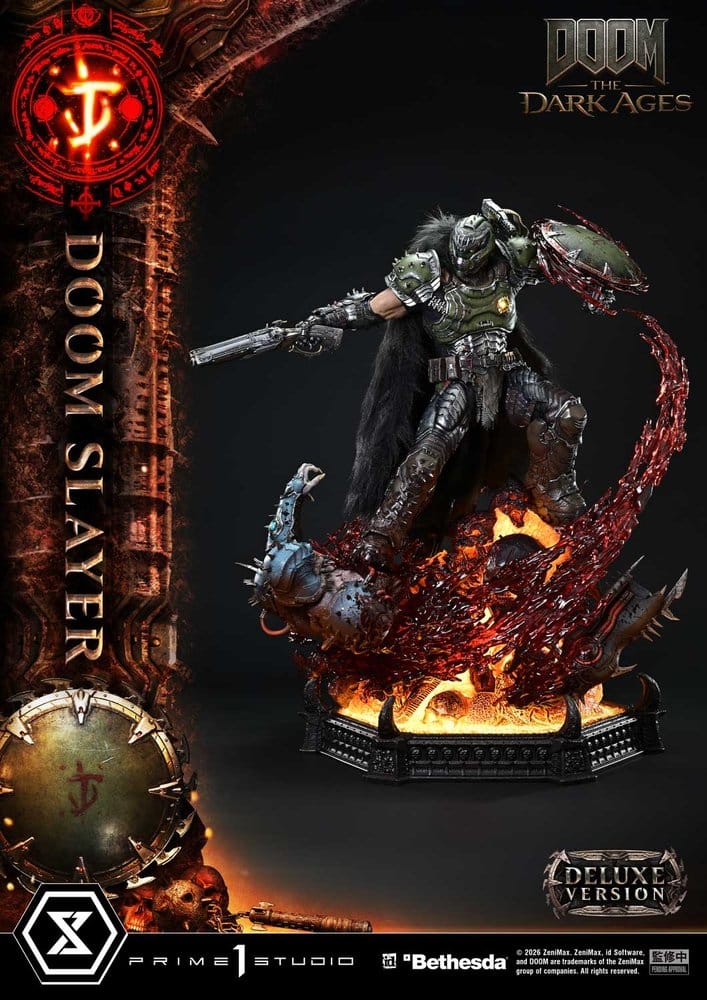 DOOM: The Dark Ages Ultimate Premium Masterline Series Statue 1/4 DOOM Slayer Deluxe Version 77 cm - Image 7