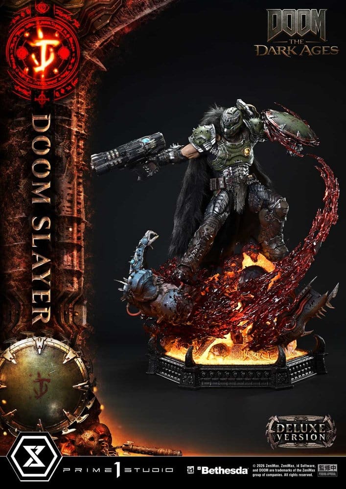DOOM: The Dark Ages Ultimate Premium Masterline Series Statue 1/4 DOOM Slayer Deluxe Version 77 cm - Image 8