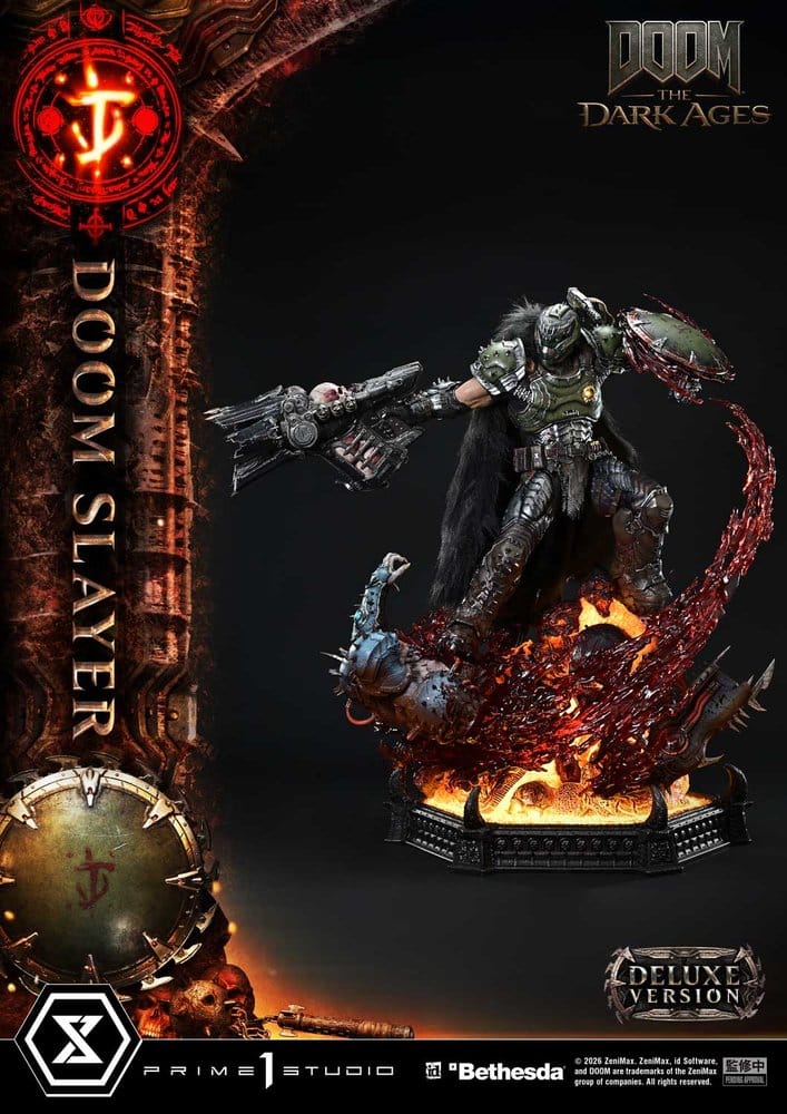 DOOM: The Dark Ages Ultimate Premium Masterline Series Statue 1/4 DOOM Slayer Deluxe Version 77 cm - Image 9