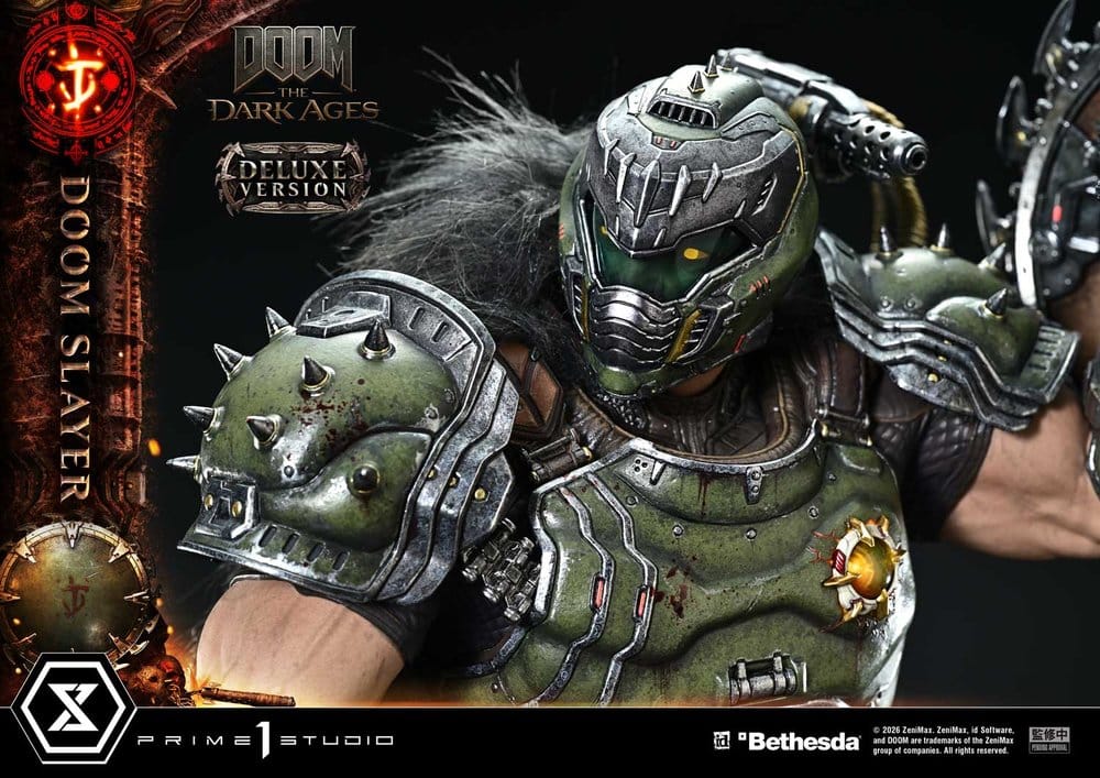 DOOM: The Dark Ages Ultimate Premium Masterline Series Statue 1/4 DOOM Slayer Deluxe Version 77 cm - Image 10