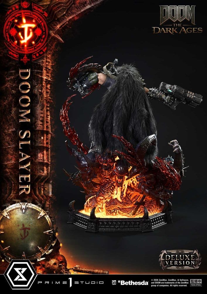DOOM: The Dark Ages Ultimate Premium Masterline Series Statue 1/4 DOOM Slayer Deluxe Version 77 cm - Image 12