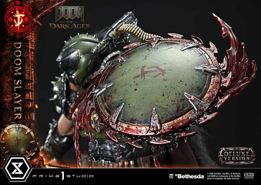 DOOM: The Dark Ages Ultimate Premium Masterline Series Statue 1/4 DOOM Slayer Deluxe Version 77 cm - Image 15