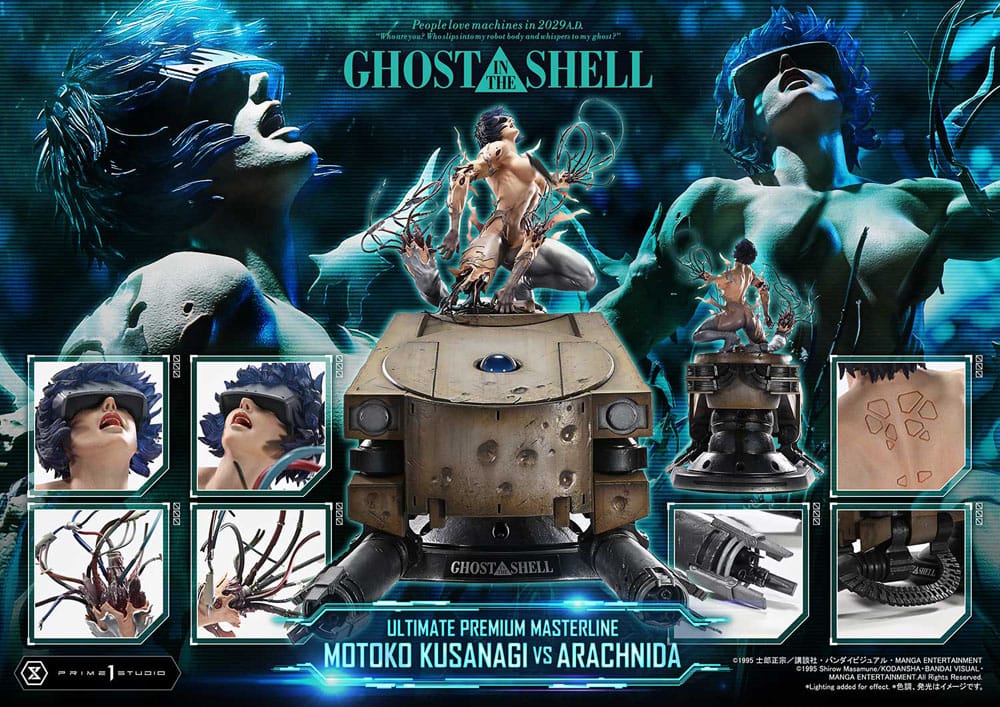 Ghost in the Shell Ultimate Premium Masterline Series Statue 1/4 Motoko Kusanagi vs Arachnida 68 cm - Image 3