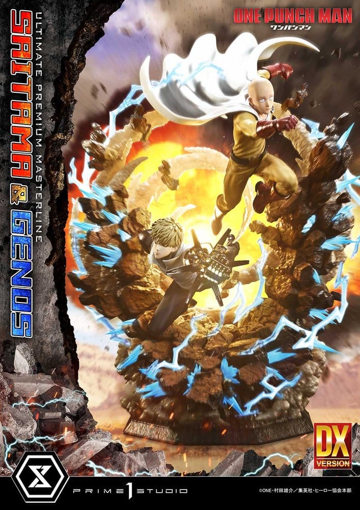 One-Punch Man Premium Masterline Series Statue 1/4 Saitama & Genos Deluxe Version 73 cm - Image 3