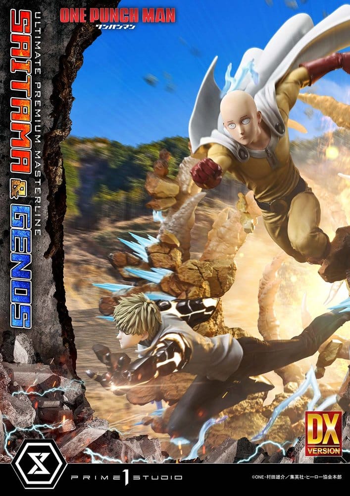 One-Punch Man Premium Masterline Series Statue 1/4 Saitama & Genos Deluxe Version 73 cm - Image 14