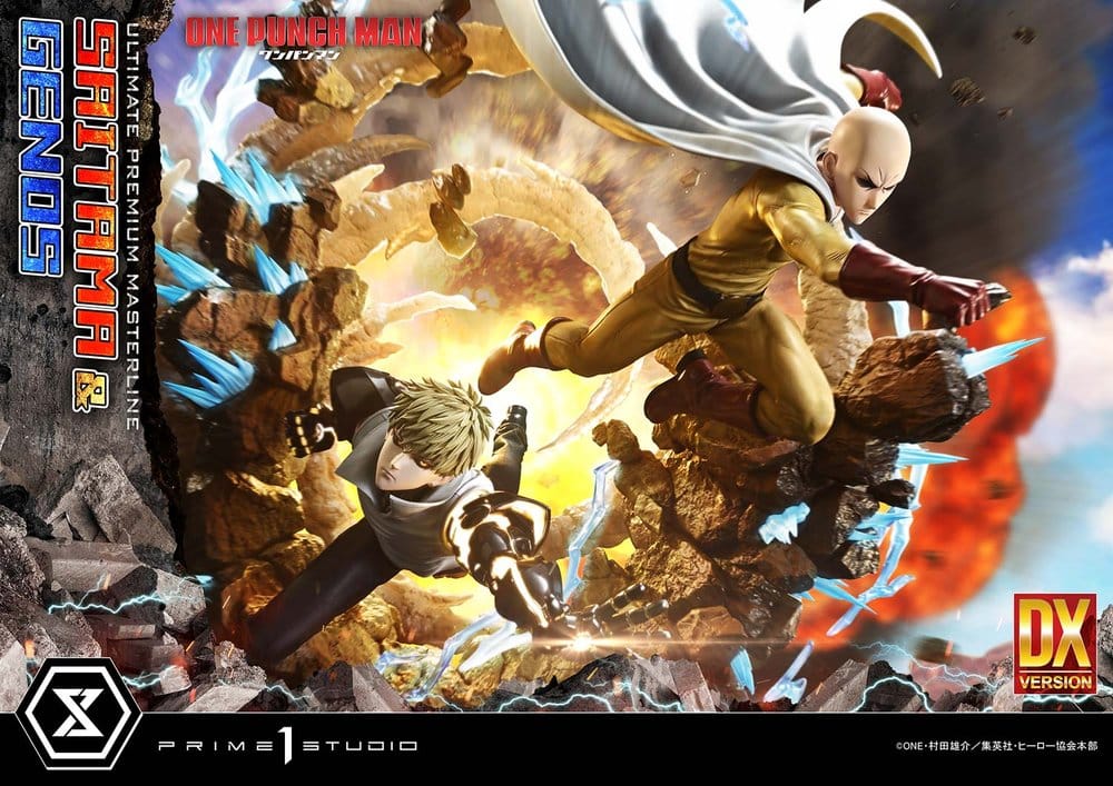One-Punch Man Premium Masterline Series Statue 1/4 Saitama & Genos Deluxe Version 73 cm - Image 15