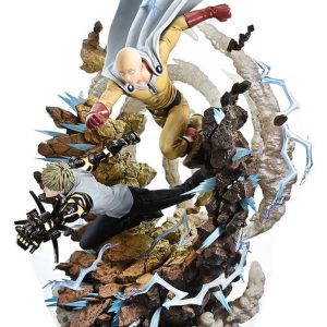 One-Punch Man Premium Masterline Series Statue 1/4 Saitama & Genos DX Bonus Version 73 cm