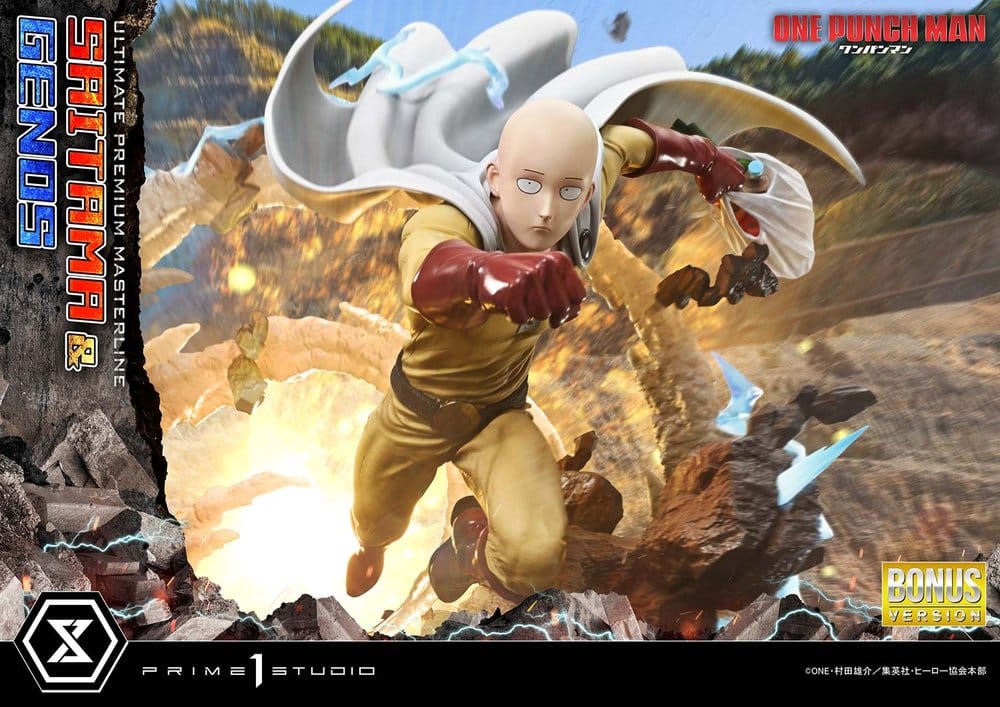 One-Punch Man Premium Masterline Series Statue 1/4 Saitama & Genos DX Bonus Version 73 cm - Image 5