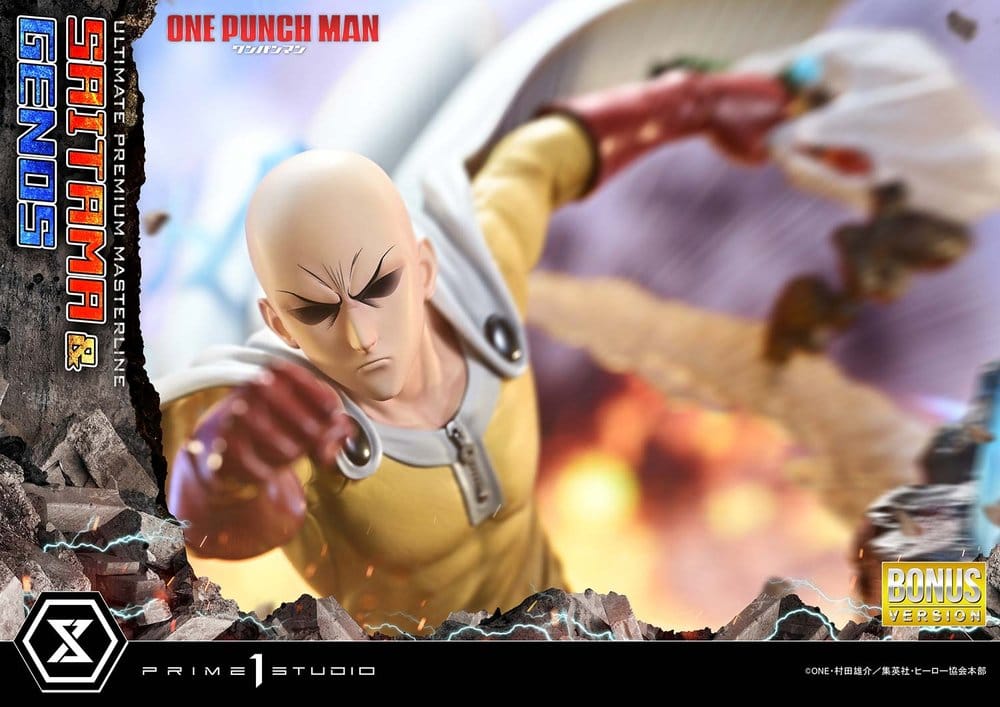 One-Punch Man Premium Masterline Series Statue 1/4 Saitama & Genos DX Bonus Version 73 cm - Image 6