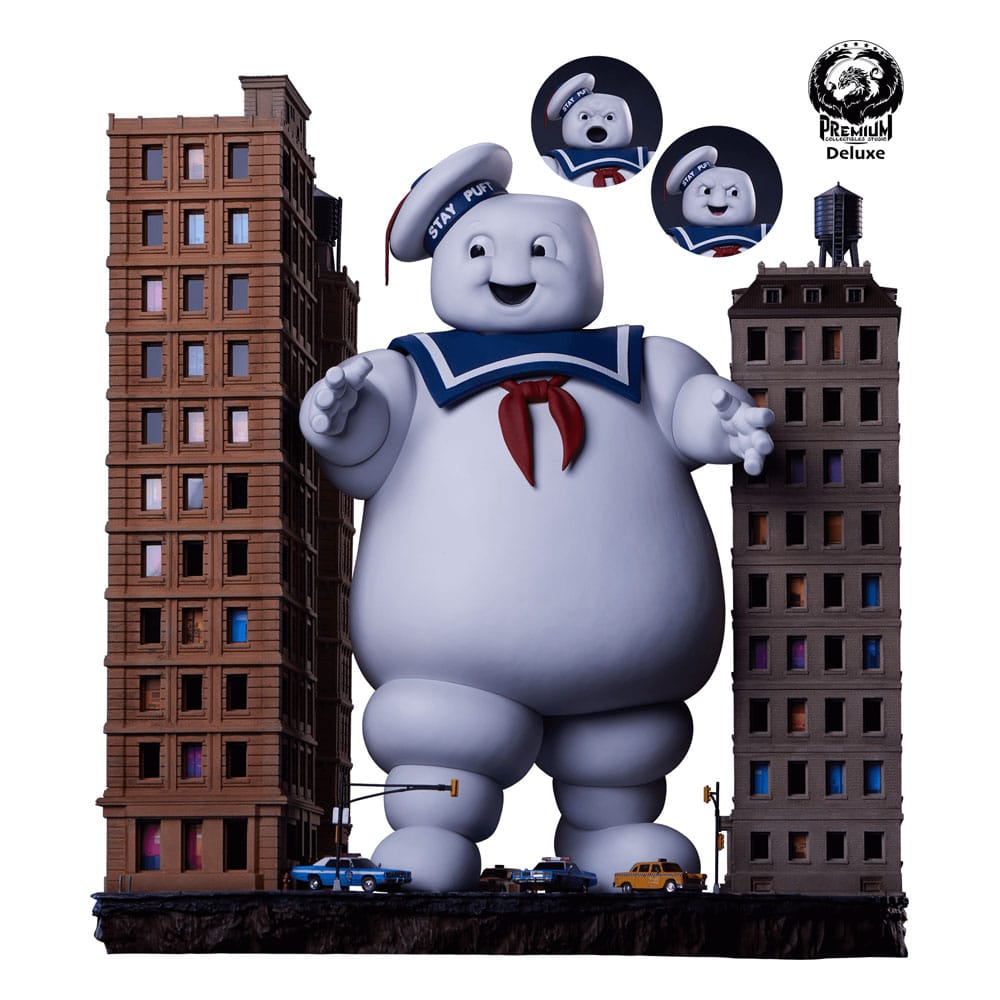 The Ghostbusters Diorama Statue Stay Puft Marshmallow Man Deluxe Edition 74 cm
