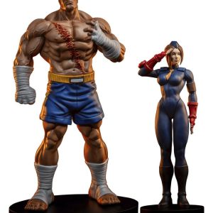 Street Fighter Street Jam Statuen 1/10 Sagat & Juli 24 cm