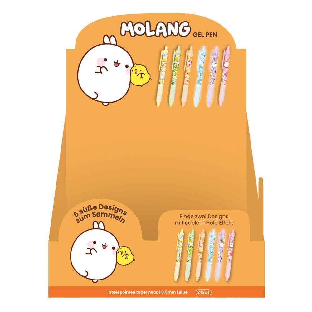 Molang Premium Gel Pens Display (24) - Image 2