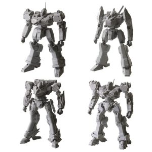 Armored Core Structure Arts Plastic Model Kits 4-Pack Series 1