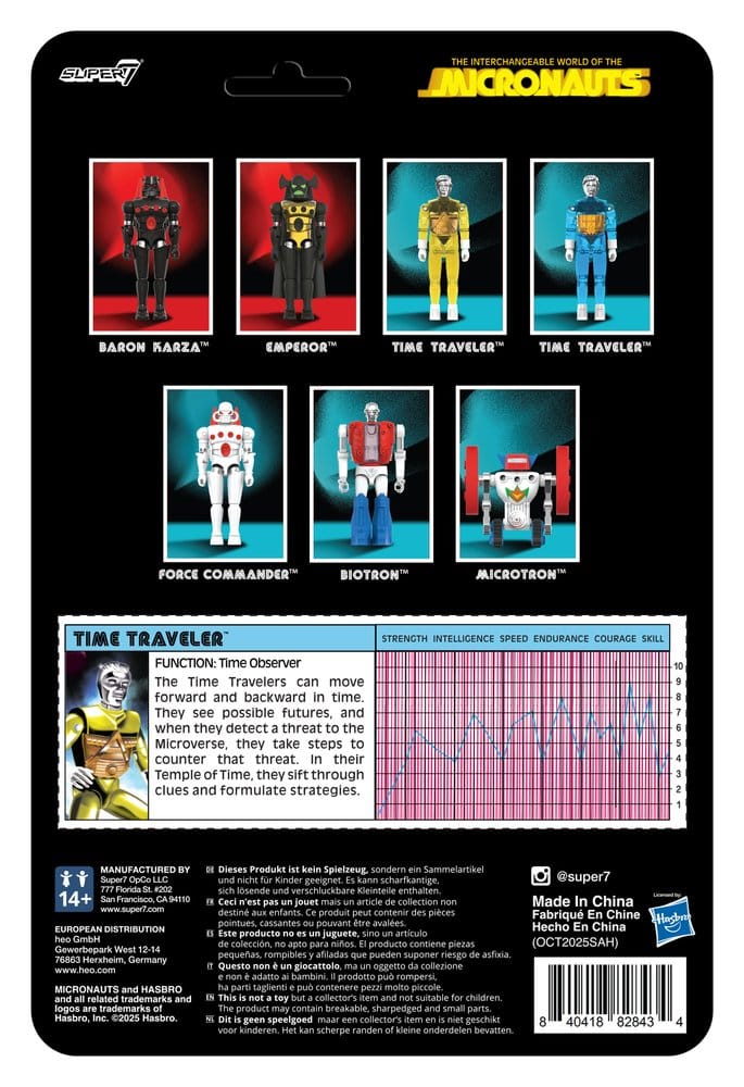 Micronauts ReAction+ Action Figure Wave 03 Time Traveler (Translucent Yellow) 10 cm - Image 3
